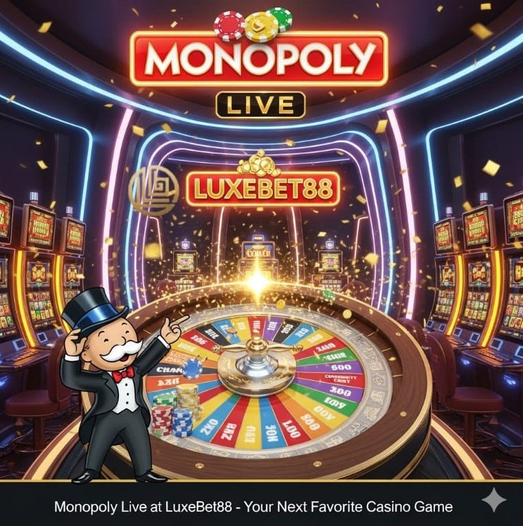Monopoly Live At LuxeBet88 - Your Next Favorite Casino Game
